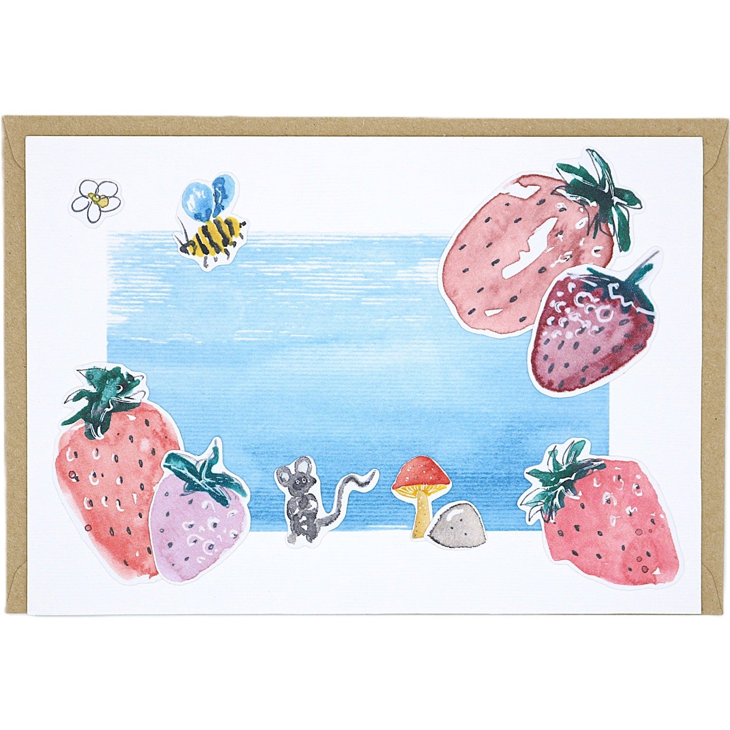 🍓 Glücksbeere No.2 - Grußkarte