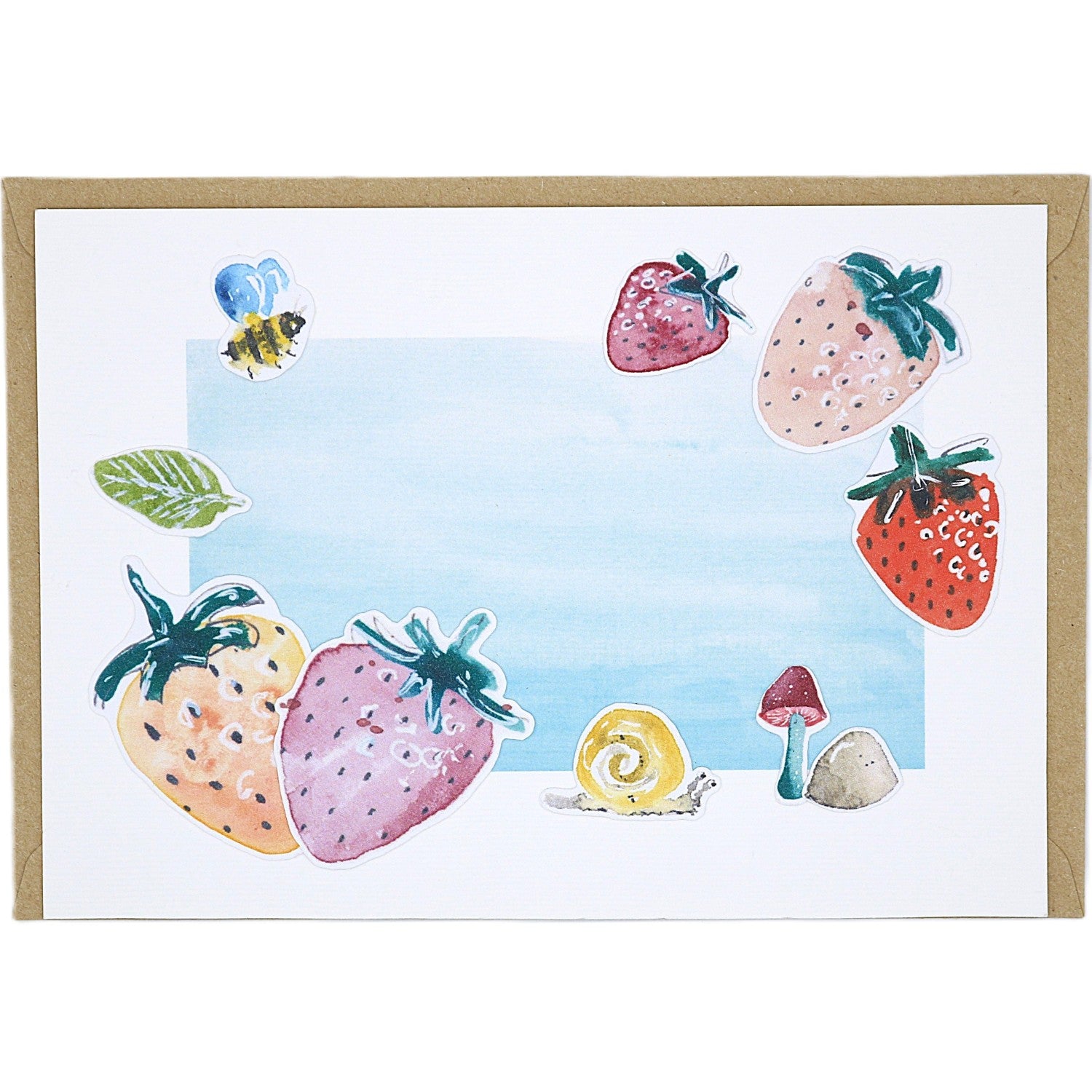 🍓 Glücksbeere No.3 - Grußkarte