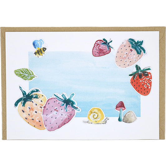 🍓 Glücksbeere No.3 - Grußkarte