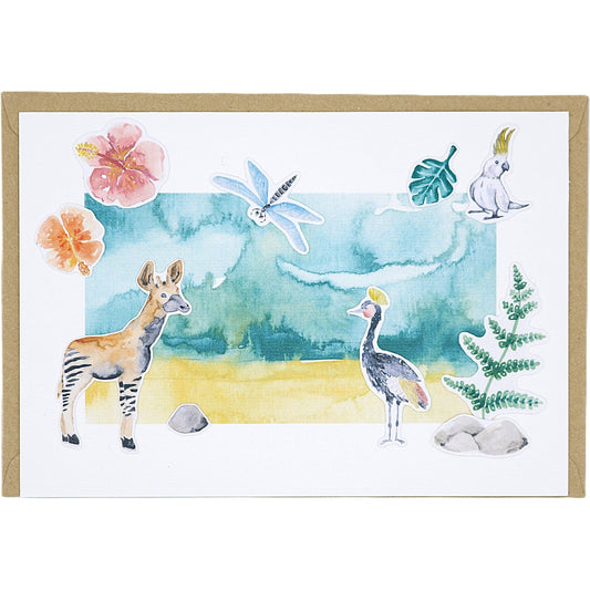 Okapi No.1 - Grußkarte