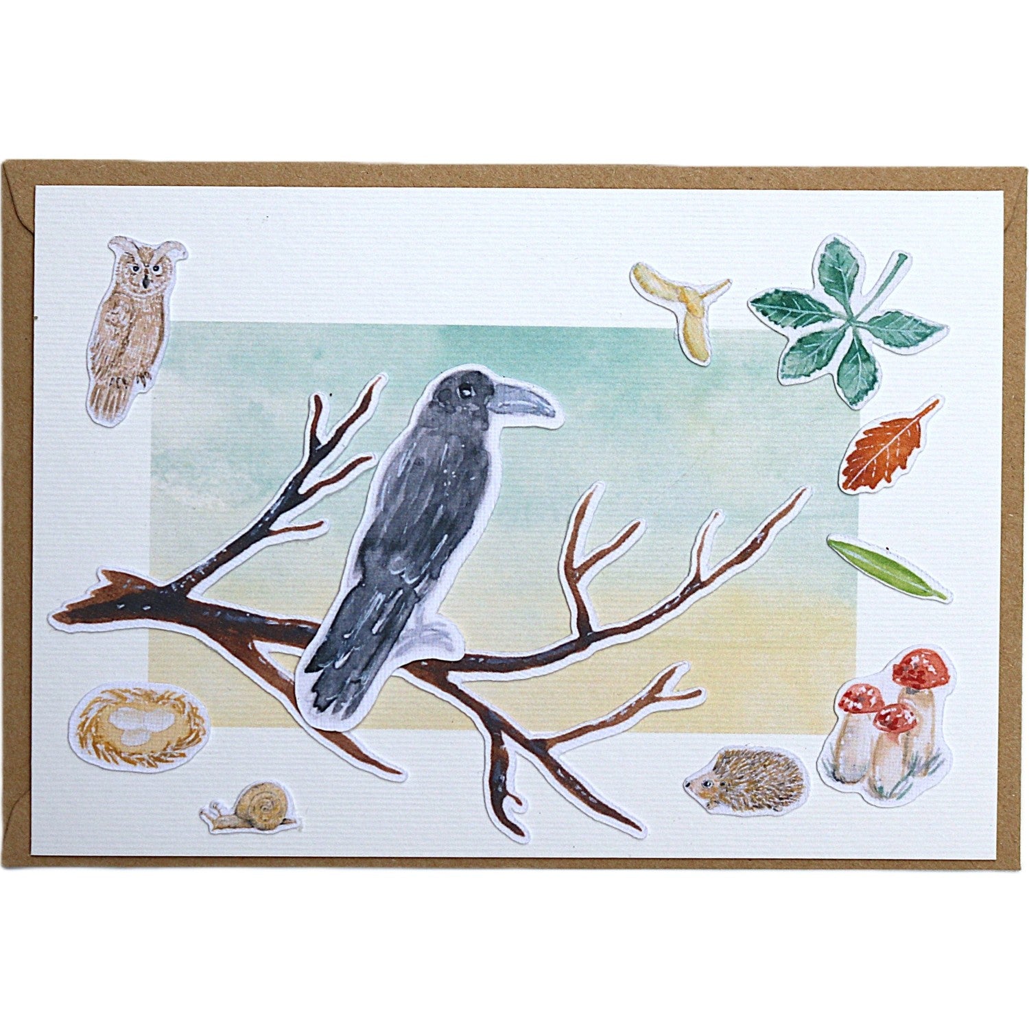 Raben No.2 - Grußkarte