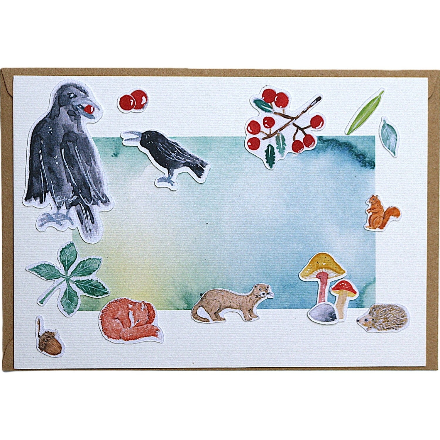 Raben No.3 - Grußkarte