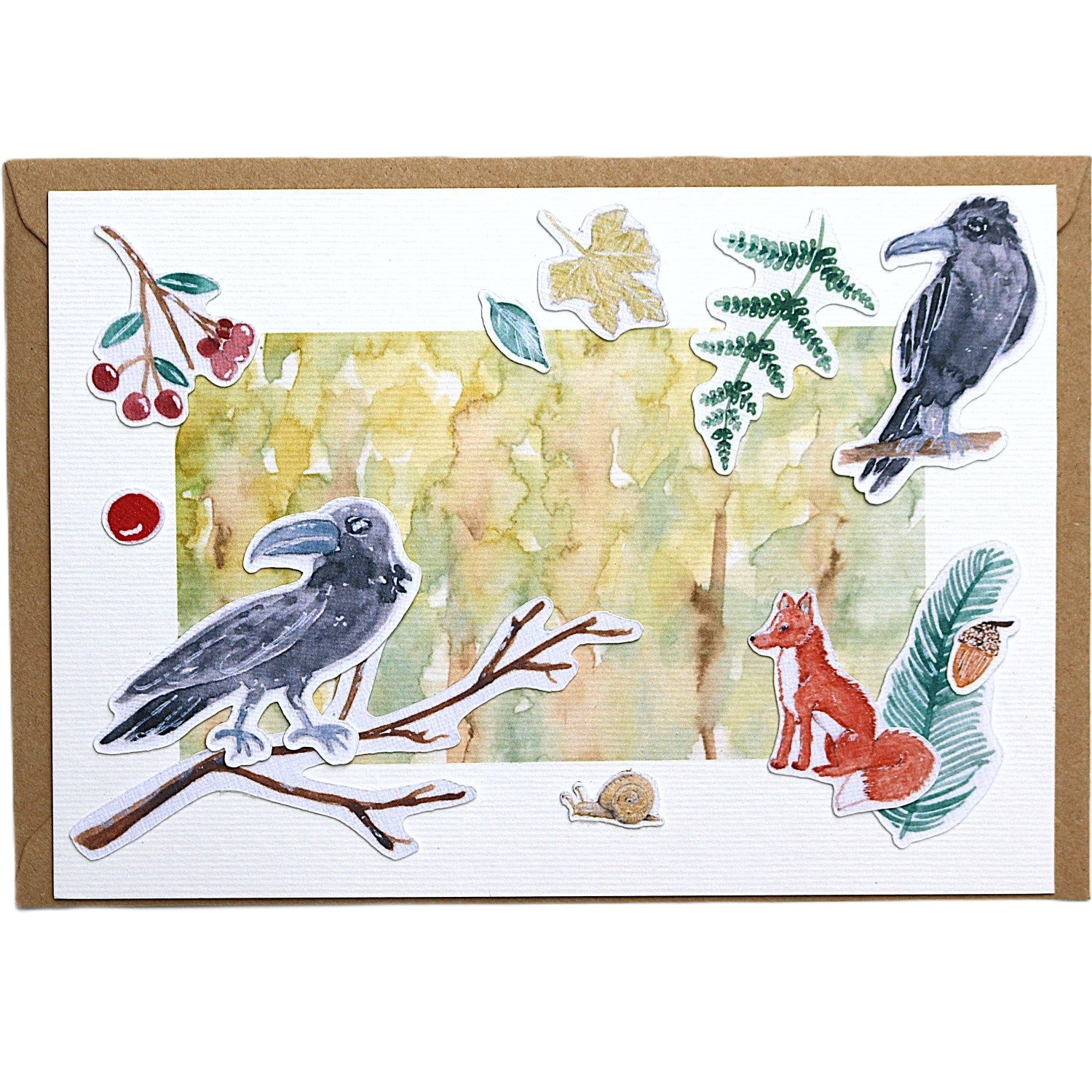 Raben No.4 - Grußkarte