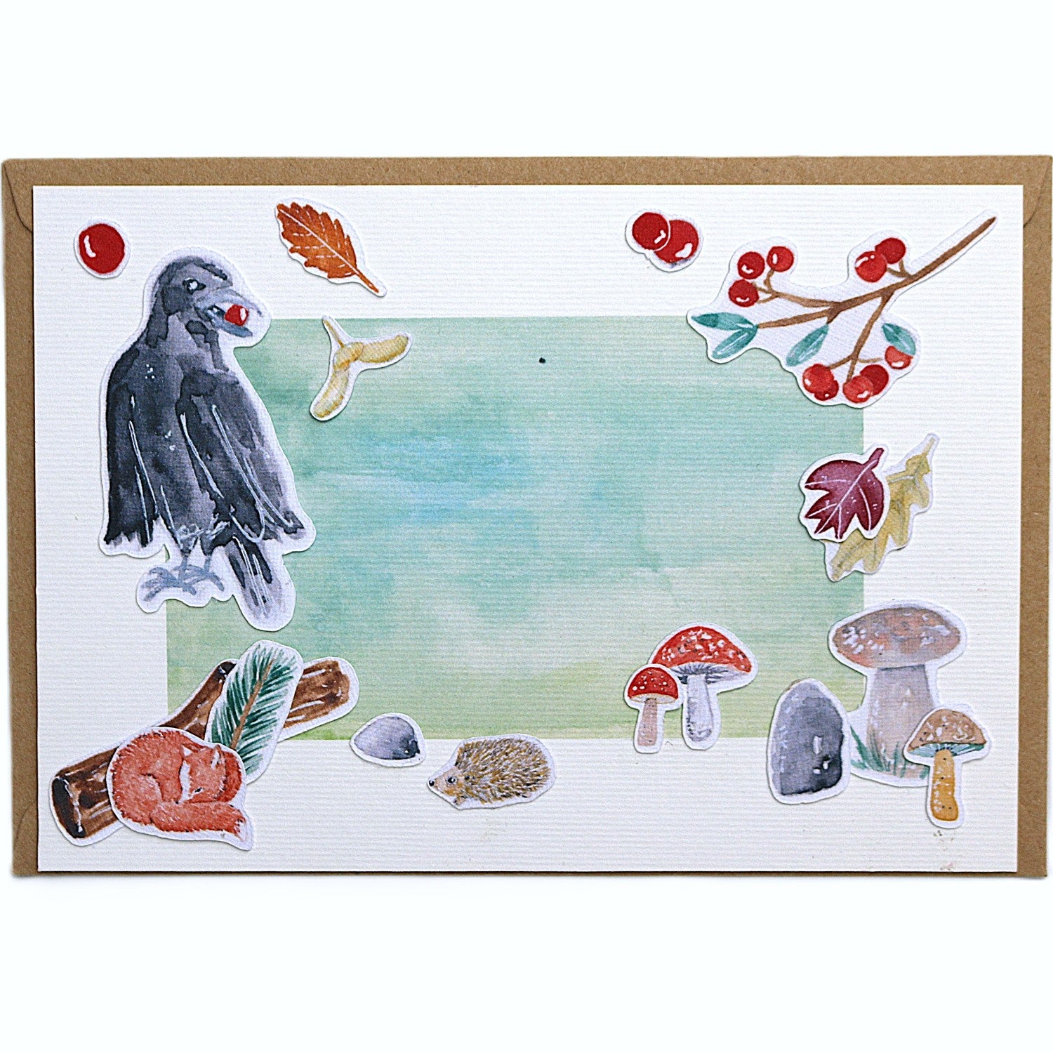 Raben No.5 - Grußkarte