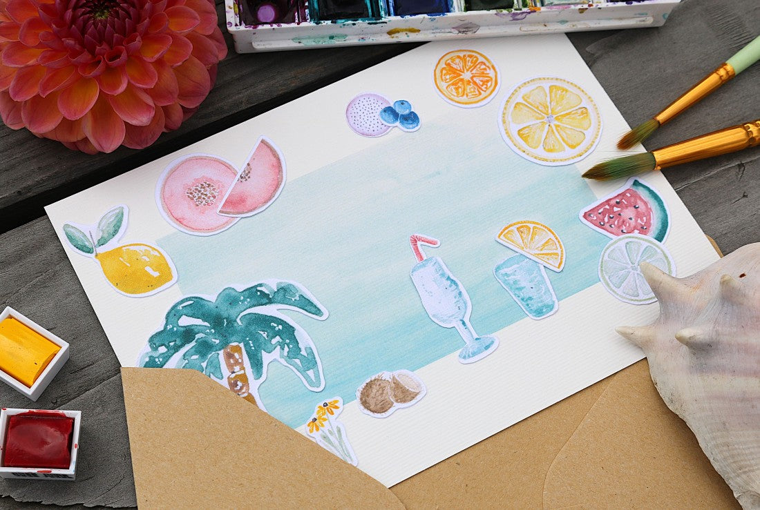 Sunny Slices No.1 - Grußkarte