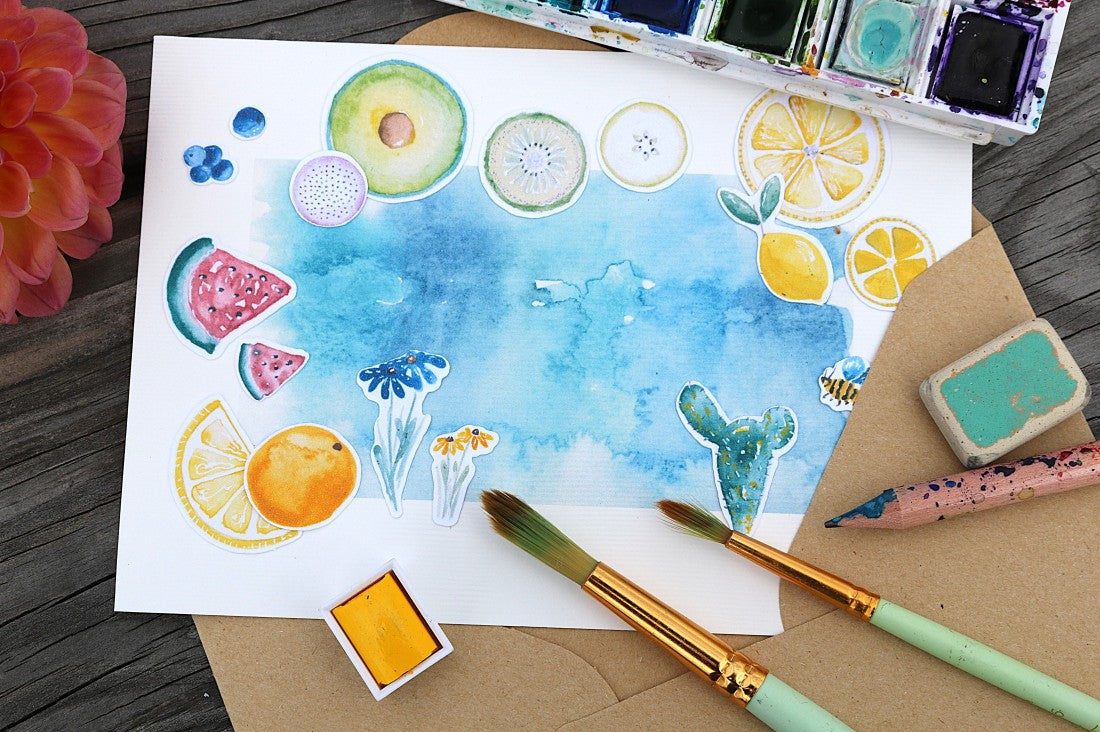 Sunny Slices No.2 - Grußkarte