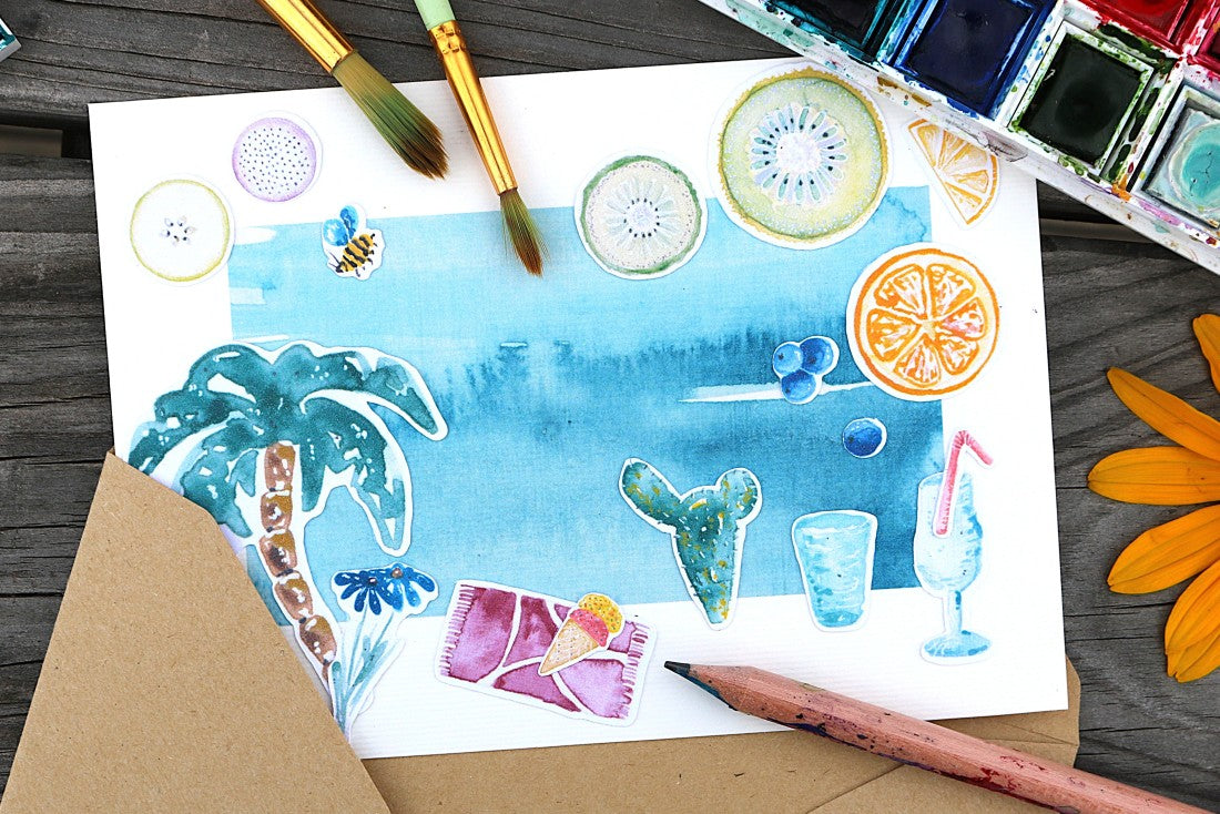 Sunny Slices No.4 - Grußkarte