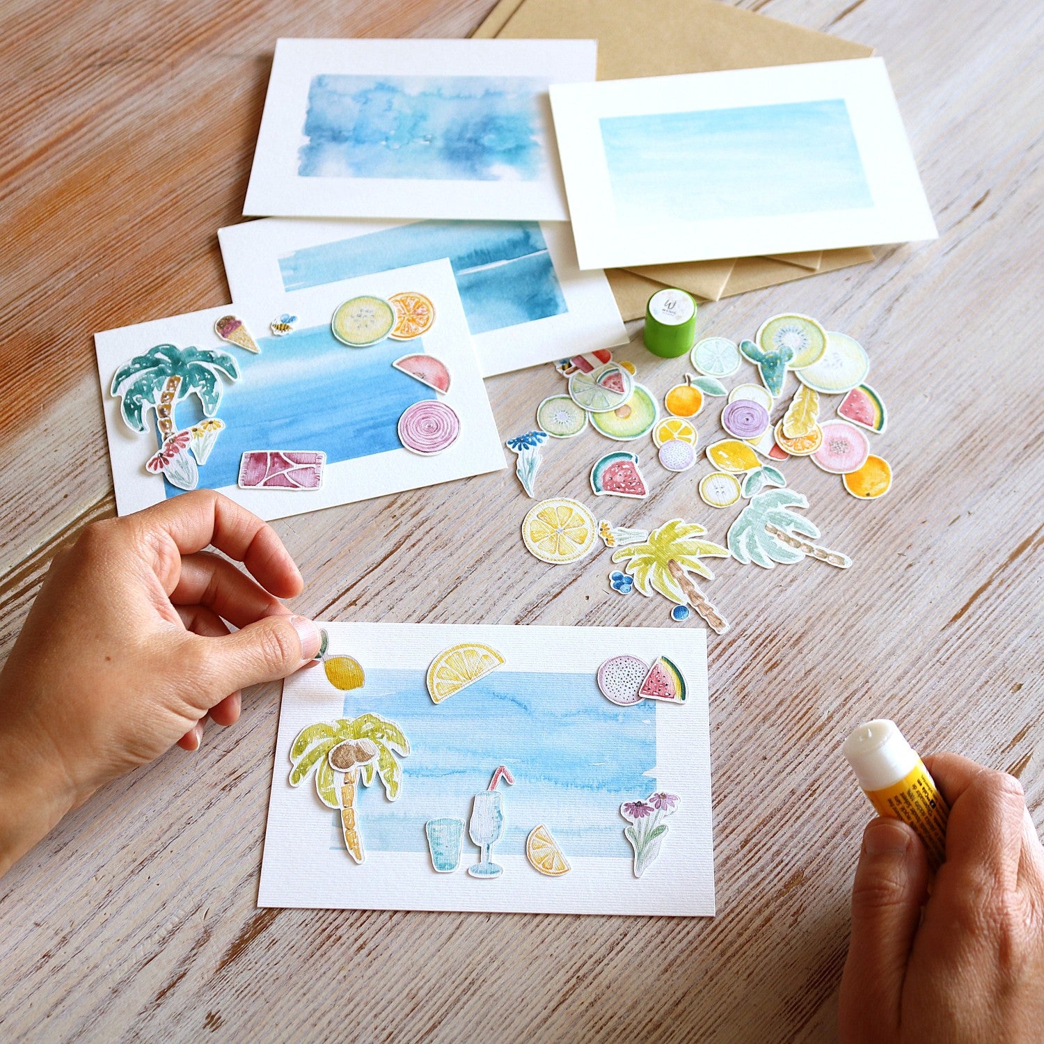 Karten-Set: Sunny Slices