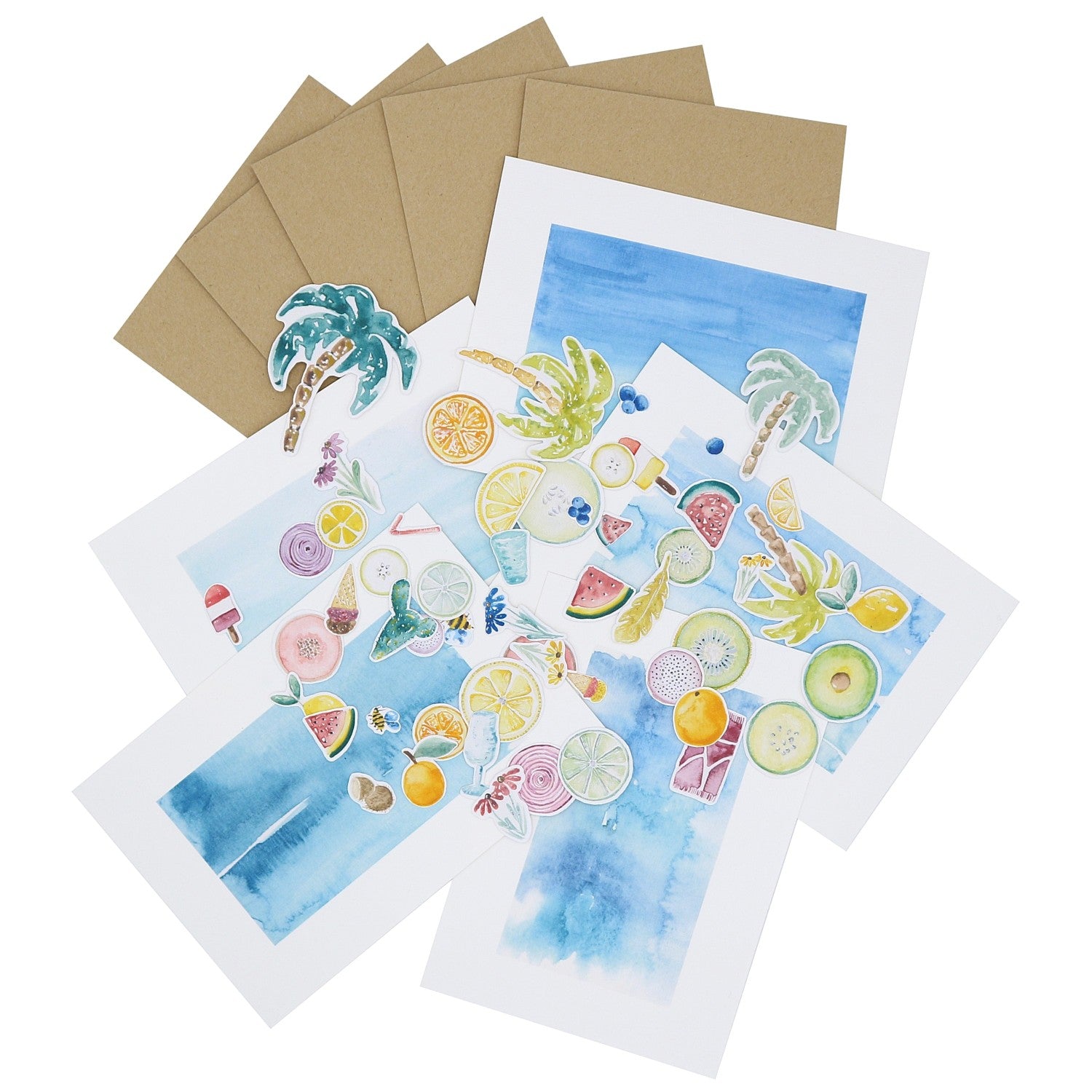 Karten-Set: Sunny Slices