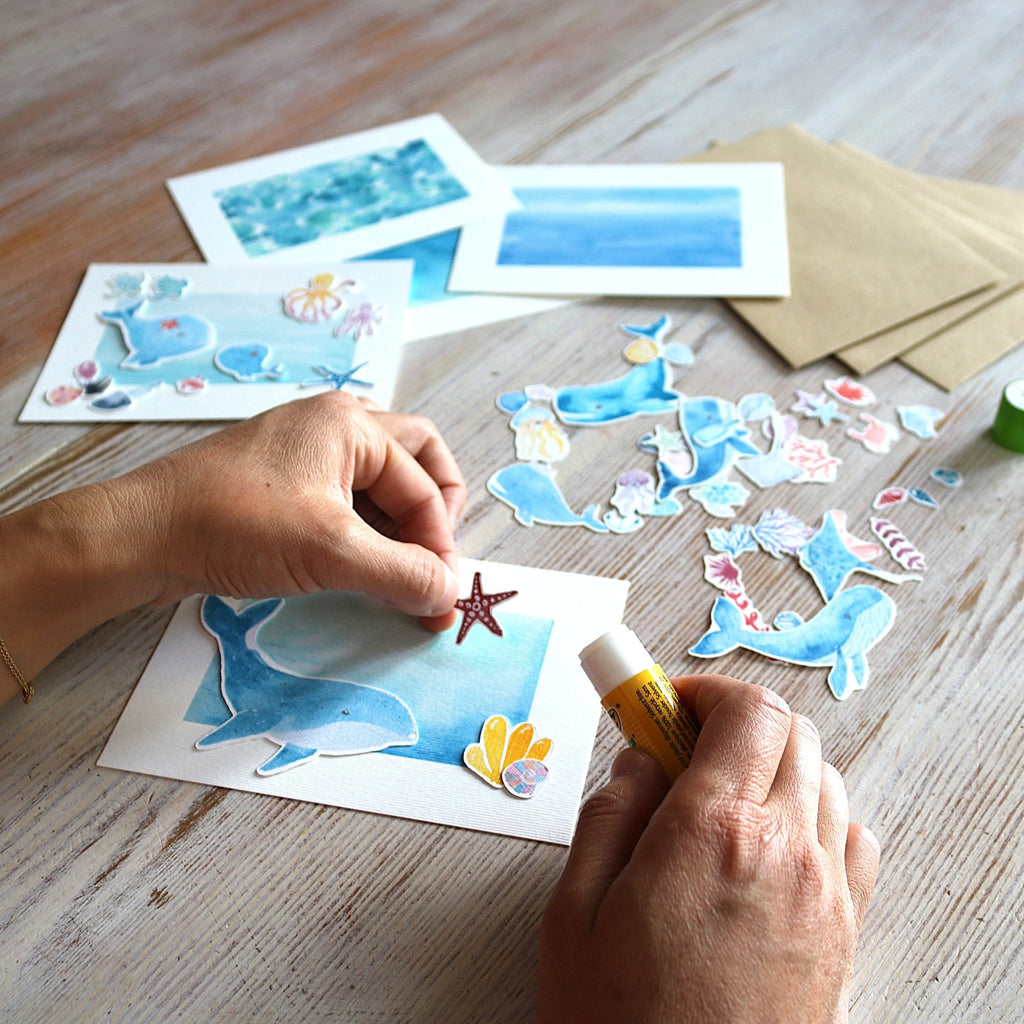 Karten-Set: Wale und Co.