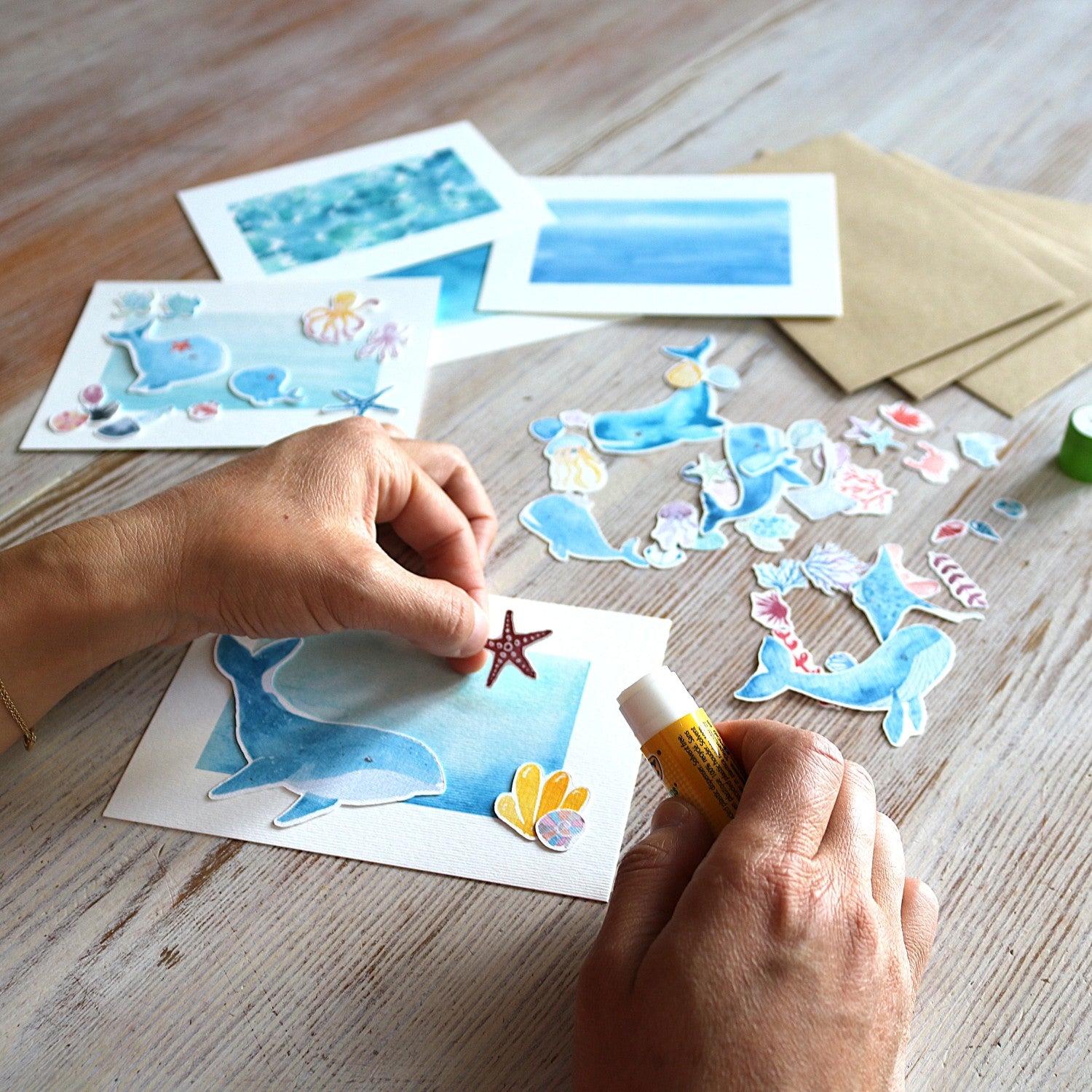 Karten-Set: Wale und Co.