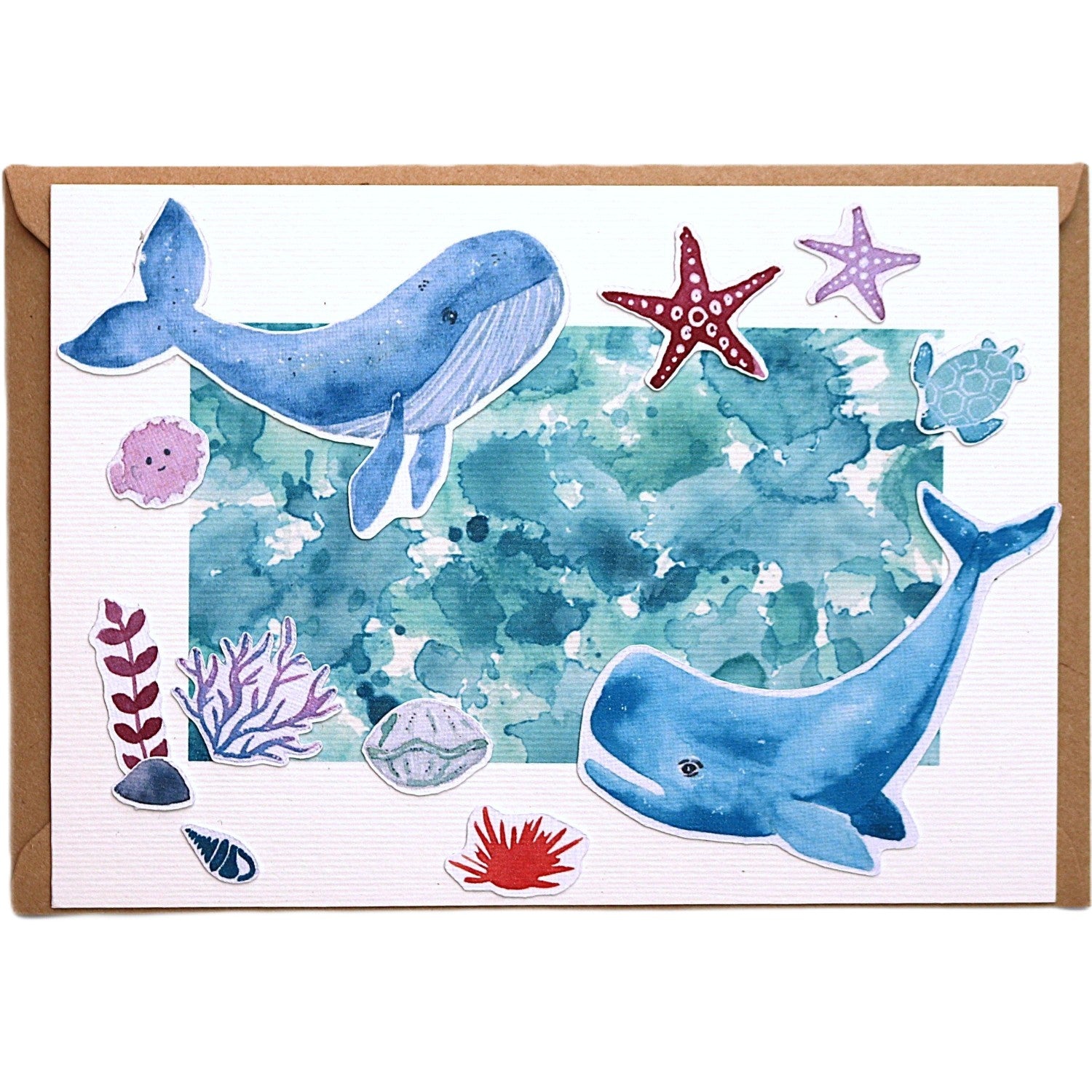 Wal No.3 - Grußkarte