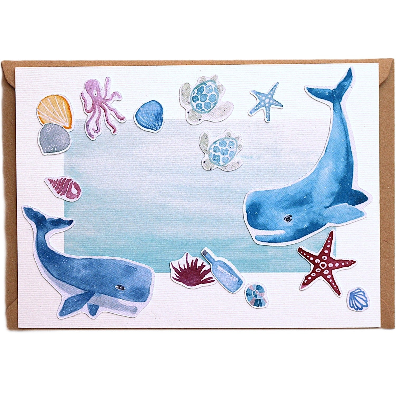 Wal No.4 - Grußkarte