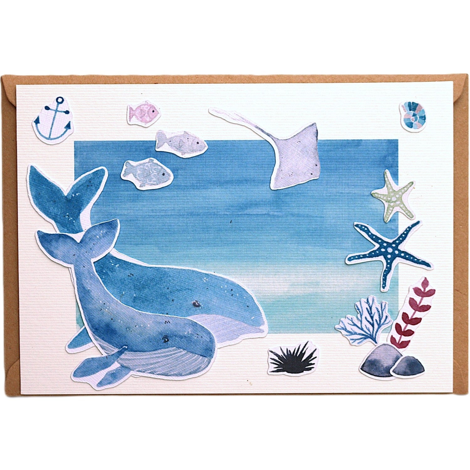 Wal No.5 - Grußkarte